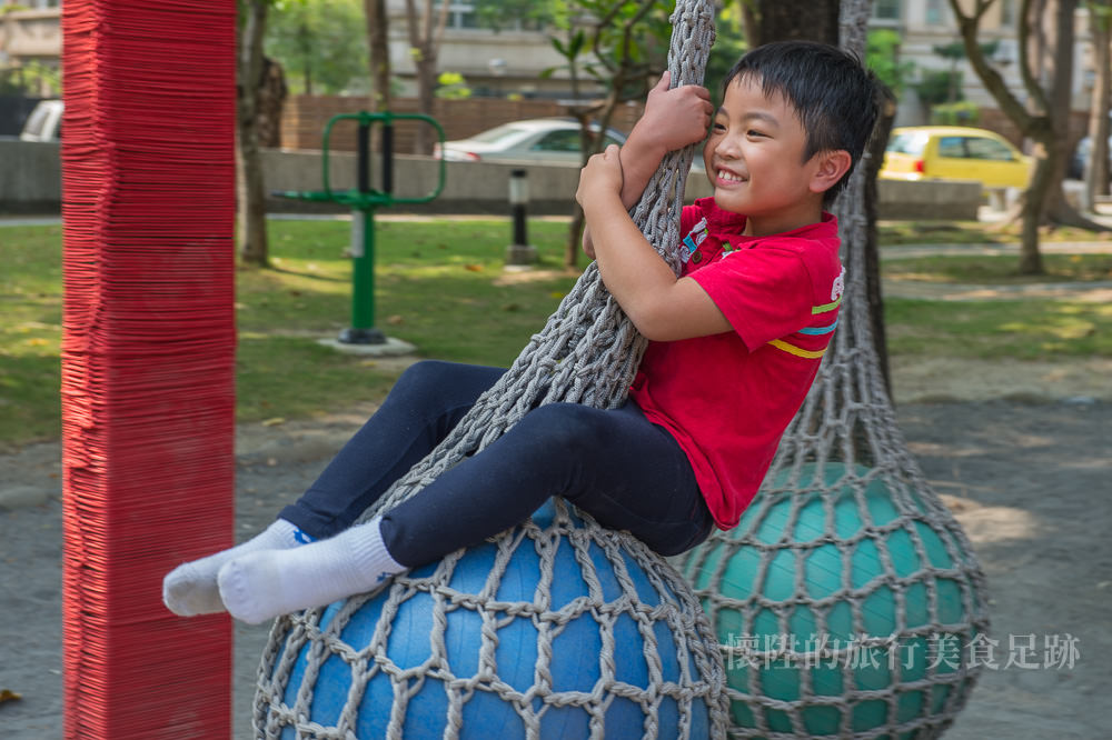 【台南景點】台南最有創意最好玩的親子公園，帶孩子來攀爬叢林吧：立德公園
